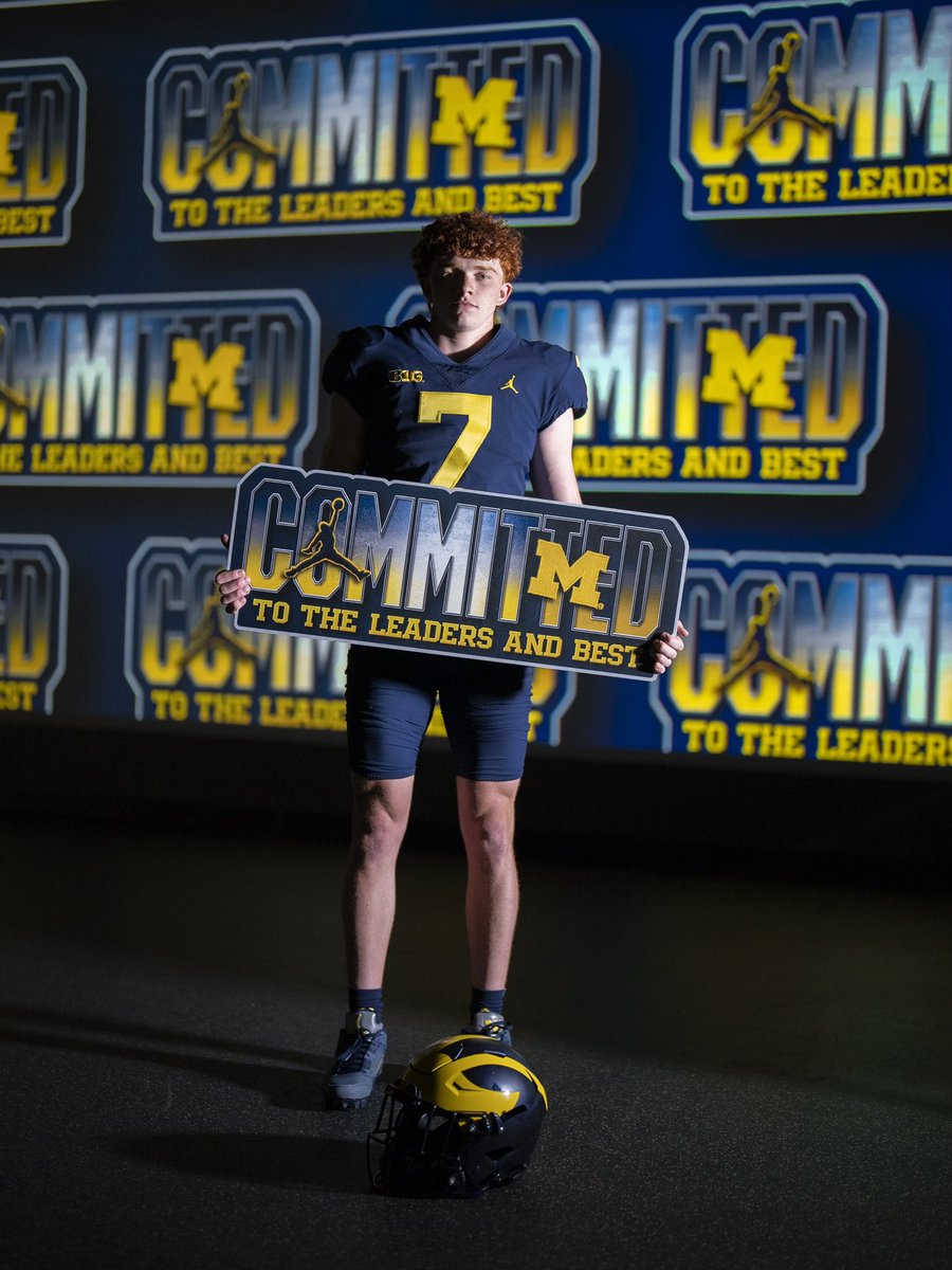 grusser_jack's tweet photo. After a lot of thought I have decided to decommit from Harvard and commit to the University of Michigan. I appreciate everything the Harvard coaching staff has done for me. Ready to get to work. Go Blue!
@grant_newsome @CoachKCampbell @CoachJim4UM @UMichFootball https://t.co/V4c8Dkfo79