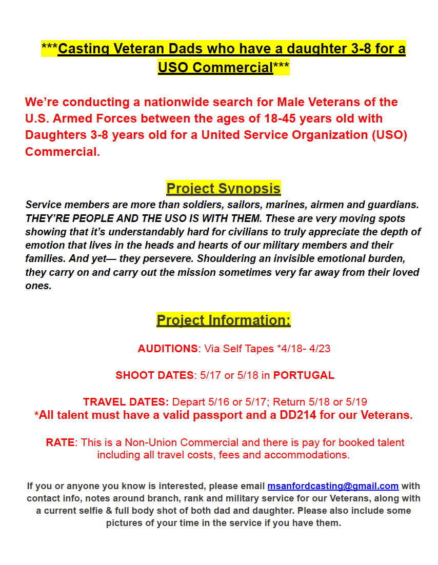 If you know of anyone who fits feel free to share or tag them... thanks :)