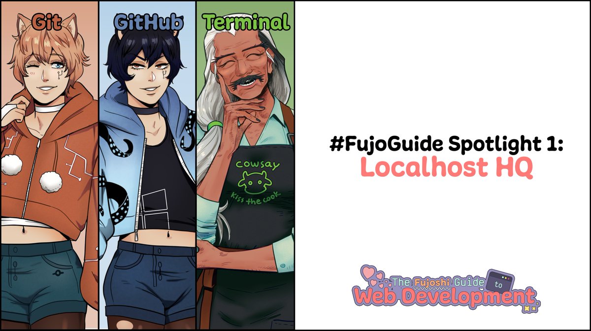 fujowebdev's tweet photo. ✨Spotlight on Localhost HQ✨
Today we're here to tell you all about Localhost HQ, the first setting for the adventures of our protagonist (and fujoshi extraordinaire) Boba-tan.
Follow along to learn more about the #FujoGuide world and the amazing people that made it happen! https://t.co/Umlvq4nTGL