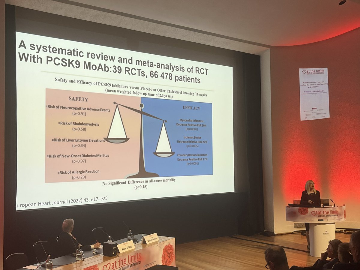 drmeallan's tweet photo. How low can we go? @LaleTokgozoglu demonstrating the importance of lowering LDL and the exciting new treatments on the horizon #CDNATL23 https://t.co/ub31EM9UmY