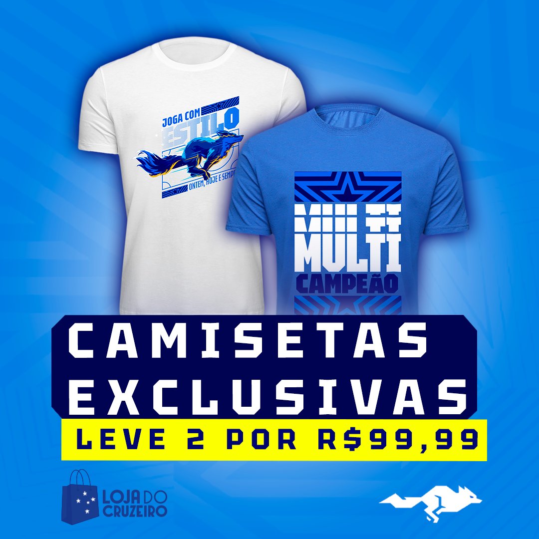 Cruzeiro 🦊 on X: Já garantiu a camisa pré-jogo do Cruzeiro? Aproveite o  desconto e peça a sua na @ShopCruzeiro! 🦊💙 🛒 Compre aqui >    / X