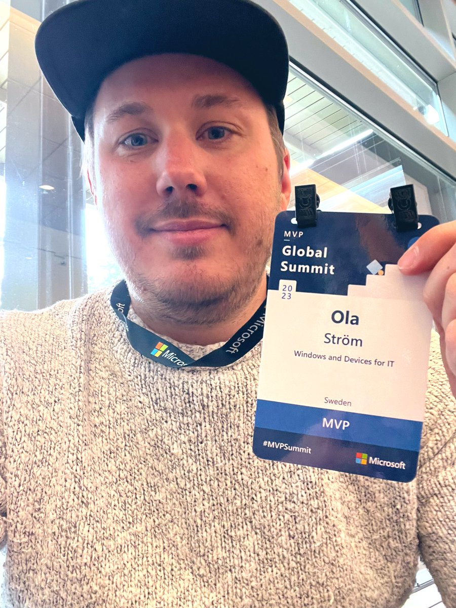 Super excited and truly honered to be at the #MVPSummit. It's had not even officially begun but already met a lot of people I've only met online so far!