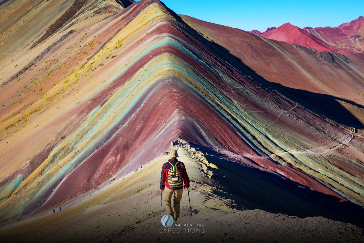 NatventureEx's tweet photo. The Rainbow Mountain, also known as Vinicunca, is a spectacular geological formation located in the Andes Mountains near Cusco. #traveling #Peru #Cusco #adventure 

For more information on how to start your experience in the Peruvian Andes, visit: https://t.co/cfWF0vVWoM https://t.co/5piTtQE4jd