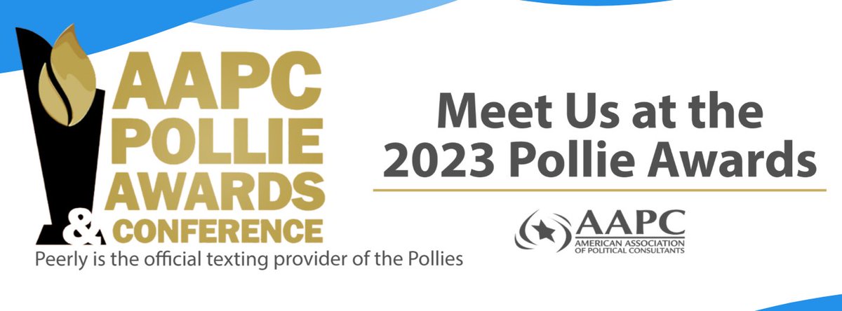 PeerlyInc's tweet photo. Looking forward to being the Offical Texting Partner of the #Pollies23 & connecting with everyone at @LaQuintaResort. @PeerlyInc will be here all week. If you want to connect, here's our onsite calendar https://t.co/OZYTSCmATP. Thanks to @TheAAPC for pulling it all together. #pollies