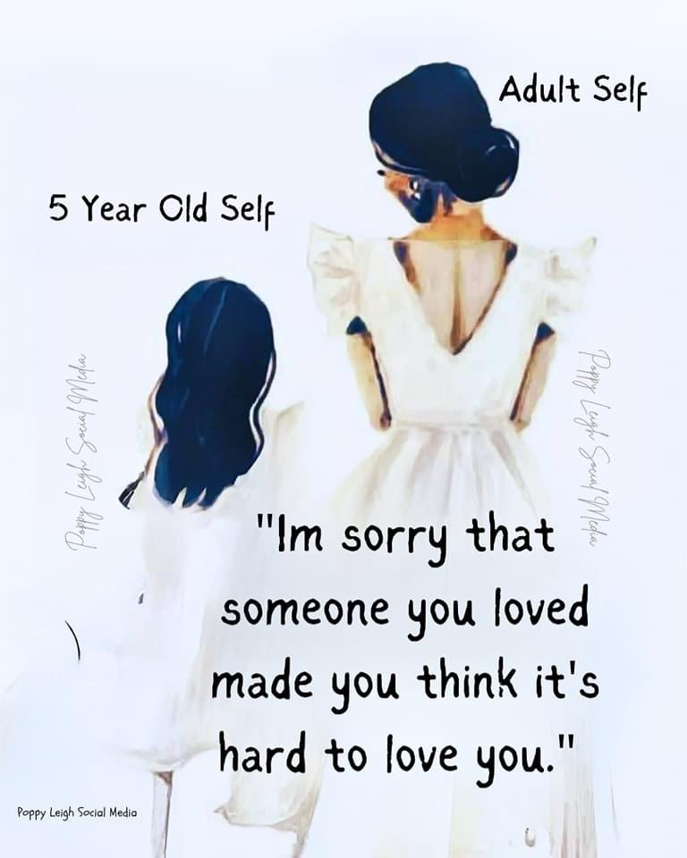 😓 #selfcompassion #healyourinnerchild #forgiveyourself ❤️‍🩹