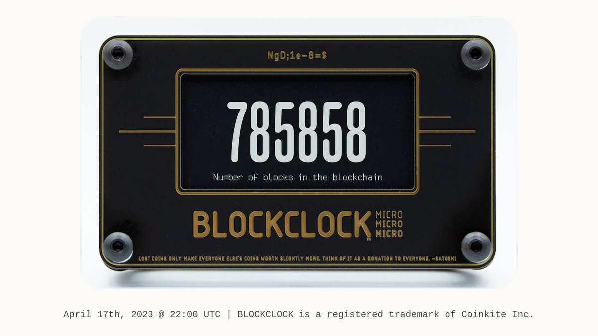 The current block height is 785858.
For $1, you can buy 3,392 satoshis.
The price of 1 #BTC is $29,480.

Stats for the last hour:

- Number of blocks mined: 4
- Newly created coins: 25 BTC
- Number of transactions confirmed: 8661