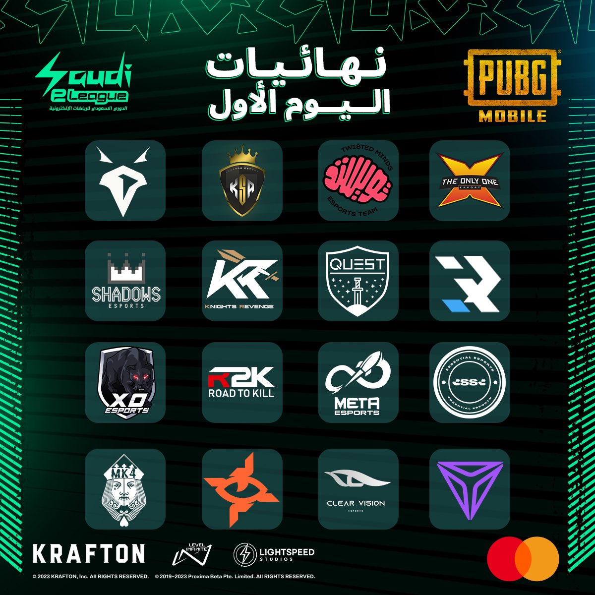 مع نهاية الماب الرابع، باقي ماب ونختم اليوم الأول لنهائيات #PUBGMOBILE 

هل فريقك من ضمن المتأهلين؟ 🌟