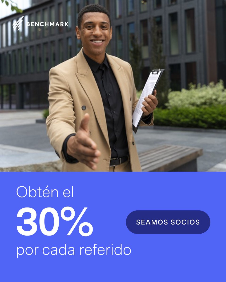 Gana el 30% de comisión por cada referido. Sé parte de nuestro programa de socios. Aquí te decimos cómo: benchmarkemail.com/es/partners/af…