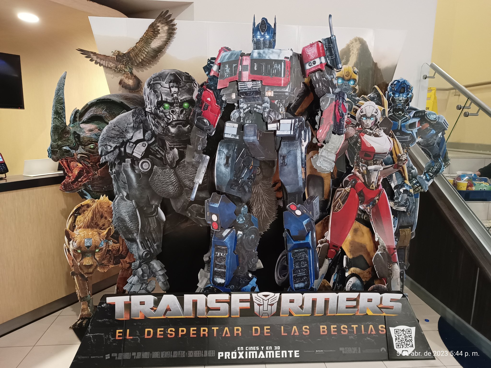 2017 TRANSFORMERS THE LAST KNIGHT LIFESIZE MOVIE STANDEE STANDUP RARE NICE  L@@K!