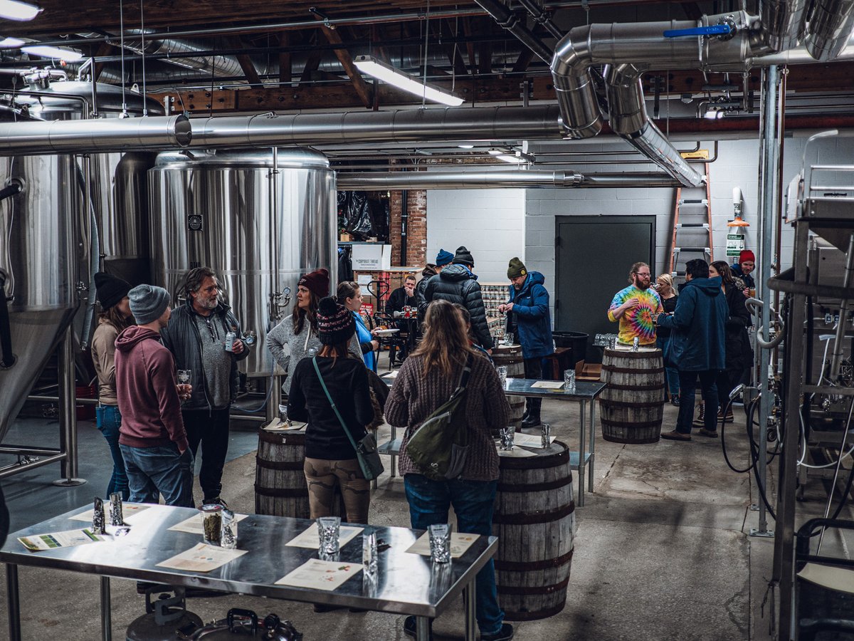 ICYMI, we're hosting a one-of-a-kind brewery tour next Wed night! Held amongst the tanks &amp; lead by our Head Owner/Brewer and Brewery Manager - you'll get a brewery tour, talk thru different hop varietals and get a chance to feel and smell them. 

Tix includes a beer, link in bio