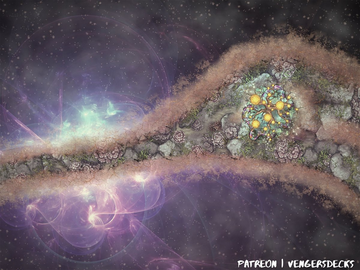 vengersdecks's tweet photo. NEW planar crossing battlemap! πΊοΈ
Bridging the realms is never an exercise to be taken lightly...
For all versions of this & 250+ maps, check out the Patreon link in my bio! πΊοΈ #dndmaps #ttrpg #rpgmaps #pathfindermaps #dungeonmaster #battlemap https://t.co/lTvSc04ZBD