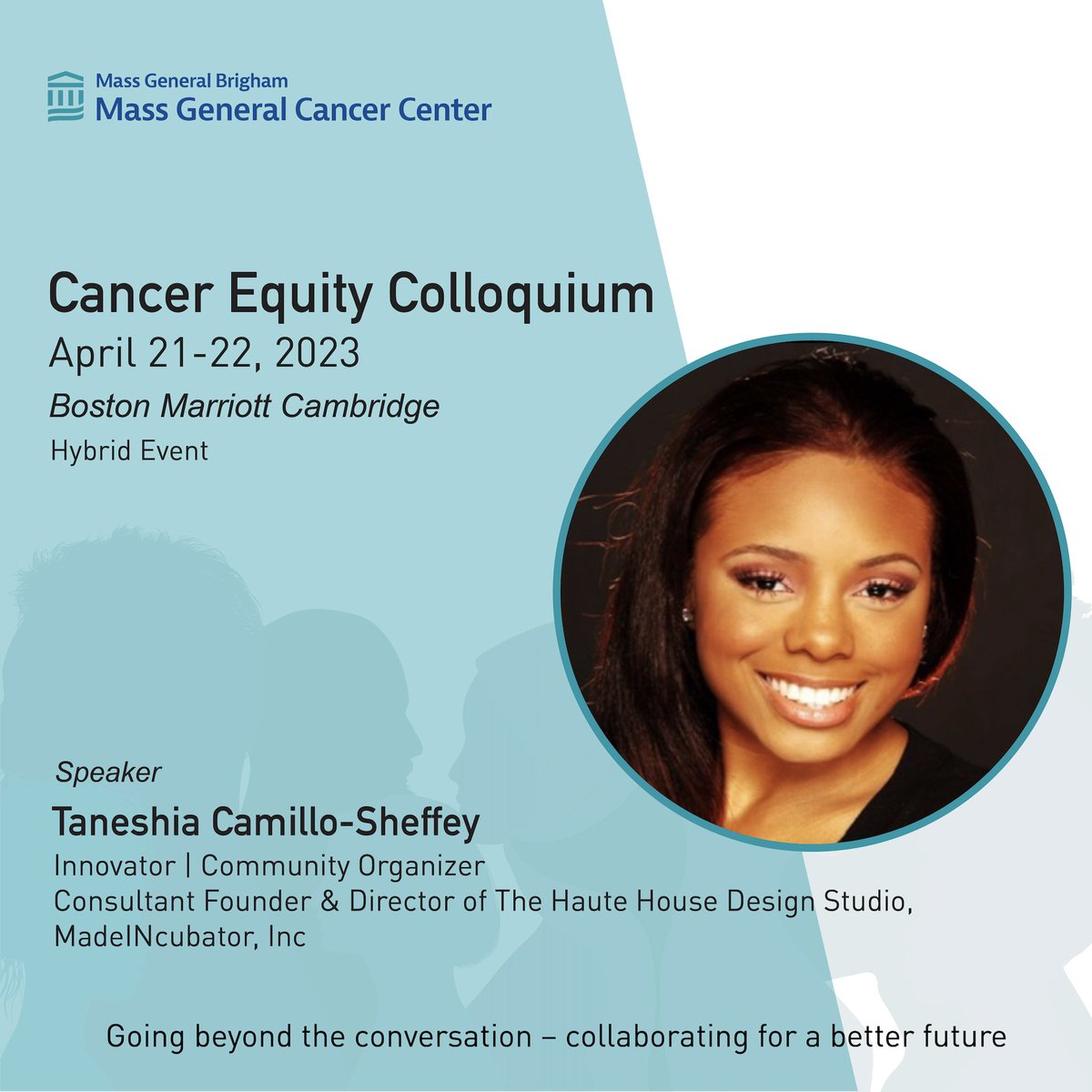 Are you joining the #CancerEquityColloquium this week (bit.ly/3HRpOcL)? Don't miss powerful and inspiring panels like this one 👉 'The Compounding Effects of Cancer: 'My Voice, My Story, My Truth.' @mavidormike @stanrameau @MadeINcubator @MassGenBrigham @MassGenBrighCPD