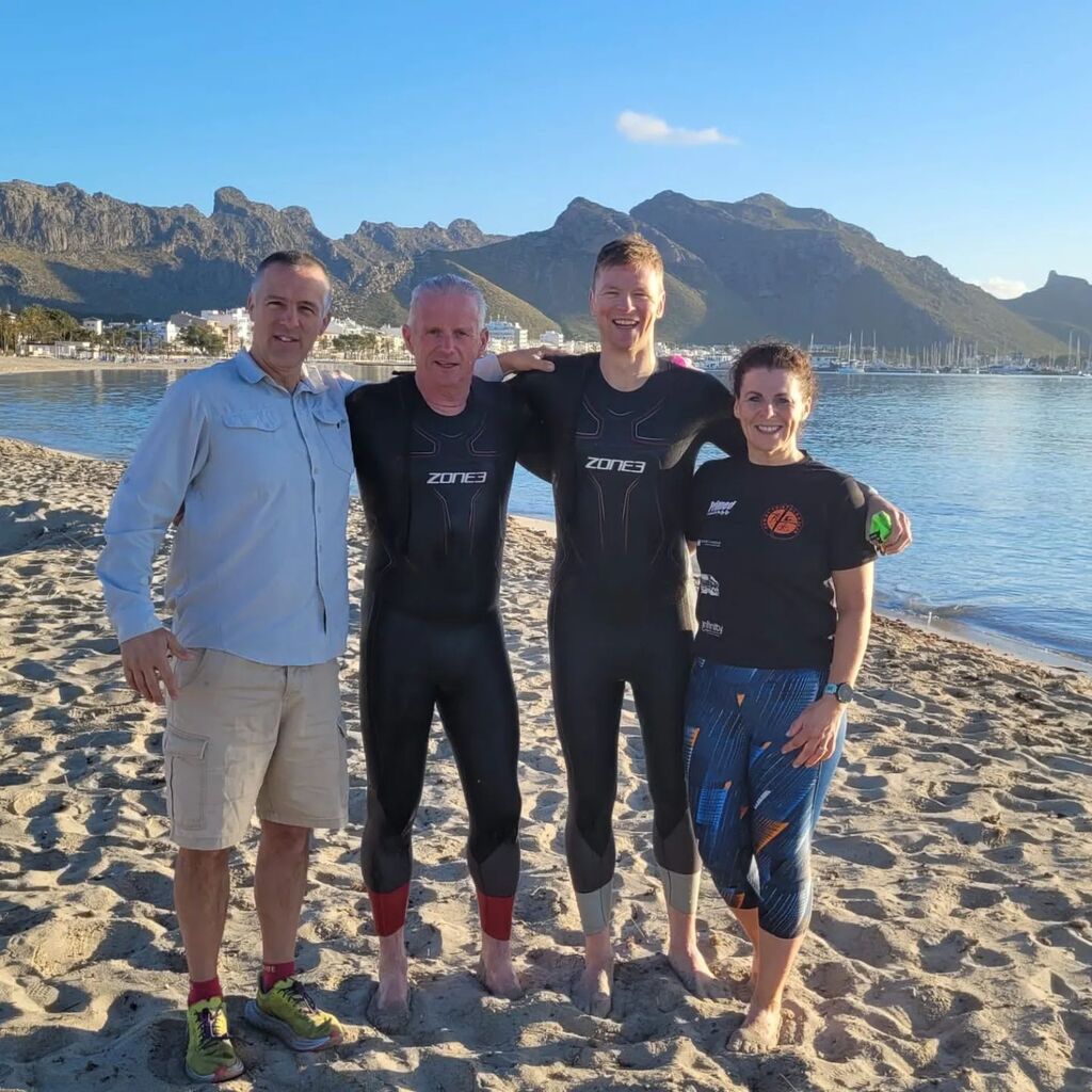 🤩Mallorca Diaries - Day 2 🤩
.
Vitamin Sea with a sunrise swim ☀️, check out the final photo to see the effect it has on one happy athlete 😜 #bighappyhead 
.
Formentor Lighthouse for a coffee, Calla Sant Vincenc for lunch and then a wee 10km climb 5.5… instagr.am/p/CrJuZaRM6DO/