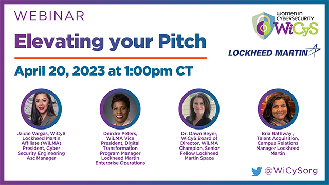 How do you represent yourself when interactions can be quick, virtual, or based on text? Learn how to convey your best self in person, on social media, and with your resume in this WiCyS strategic partner panel w/ <a href="/LockheedMartin/">Lockheed Martin</a>! brighttalk.com/webcast/17216/… #womenincybersecurity