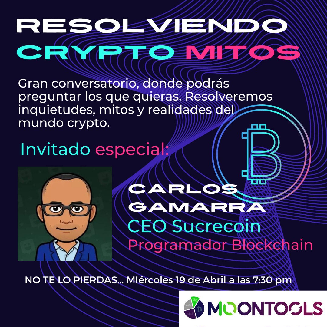 AndrsCrypto2's tweet photo. Todos invitados a nuestra primera reunión en Twitter!💯🗣️
Mucha información valiosa y tendremos este espacio solo una vez al mes⌛
Nos vemos el miércoles 7:30pm. Conéctate comunidad! Hot Hot la información 🔥
#Moontools #BTC #Cryptonews
https://t.co/l61GLu3Zhj https://t.co/v1fjryw4AV