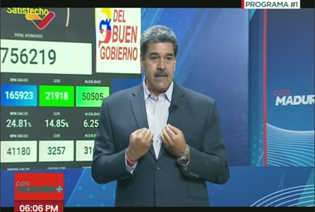 lubrio's tweet photo. El Presidente Maduro criticó que las gobernaciones apenas hayan resuelto el 14,85% de los casos reportados a través de la VenApp y las alcaldías resolvieron apenas el 6,25%, y les pidió hacer mucho más. https://t.co/T8QPe9B7P8
