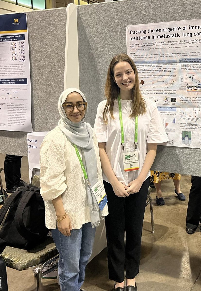 Sonya Hessey (@sonyahessey) on Twitter photo Grateful for the opportunity to present our work characterising immune evasion from early to late stage lung cancer within #TRACERx & #PEACE at #AACR23. Fortunate for fantastic mentors @MariamJHanjani <a href="/ZaccaSimo/">Simone Zaccaria</a> <a href="/CharlesSwanton/">Charles Swanton</a> <a href="/NickyMcGranahan/">Nicholas McGranahan</a> & funders <a href="/CRUKresearch/">Science and Innovation at Cancer Research UK</a> Grateful for the opportunity to present our work characterising immune evasion from early to late stage lung cancer within #TRACERx & #PEACE at #AACR23. Fortunate for fantastic mentors @MariamJHanjani <a href="/ZaccaSimo/">Simone Zaccaria</a> <a href="/CharlesSwanton/">Charles Swanton</a> <a href="/NickyMcGranahan/">Nicholas McGranahan</a> & funders <a href="/CRUKresearch/">Science and Innovation at Cancer Research UK</a>