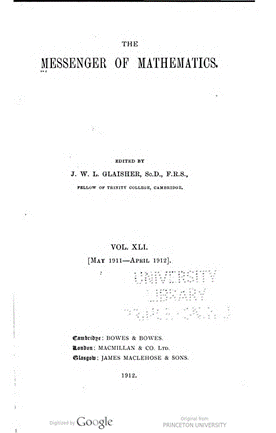 HOS_ASA's tweet photo. In April 1912, as a third year undergraduate student at Cambridge, RA Fisher published his first mathematical paper ‘On an Absolute Criterion for Fitting Frequency Curves’. This was the first iteration of what would later become the method of maximum likelihood  1/3 https://t.co/fdTOaH7vjD