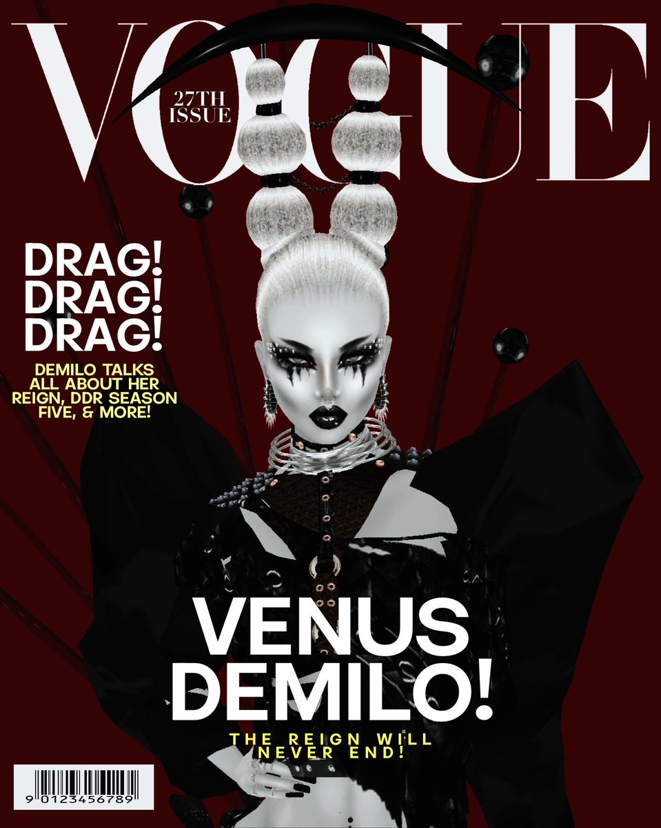 DestinyCUpdates's tweet photo. .@itsvenusdemilo stuns on the latest issue of Vogue Magazine. https://t.co/CbS4obNYU1