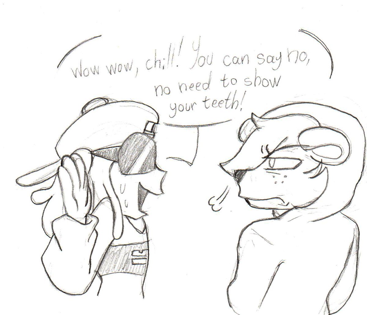 AlejandriaMelo1's tweet photo. Doodles of Baby Bear (And Devious G)
Headcanon interaction with them, cuz I think BB hates DG, like, A LOT. But he knows how to control himself to not bite him lmao
Characters by Jeremiah Calhoun (youtube)
#oc #originalcharacter #sketch #fanart #doodles #A16M https://t.co/dsAcuNJwlb