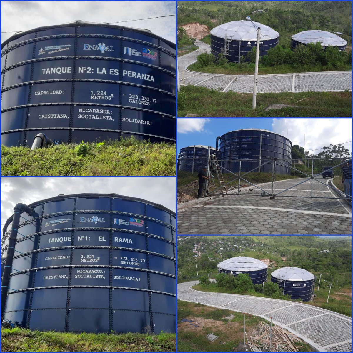 En prueba nuevo sistema de agua, Rama - La Esperanza. #ENACALCENTRAL #NICARAGUA  

 facebook.com/EnacalNicaragu…
