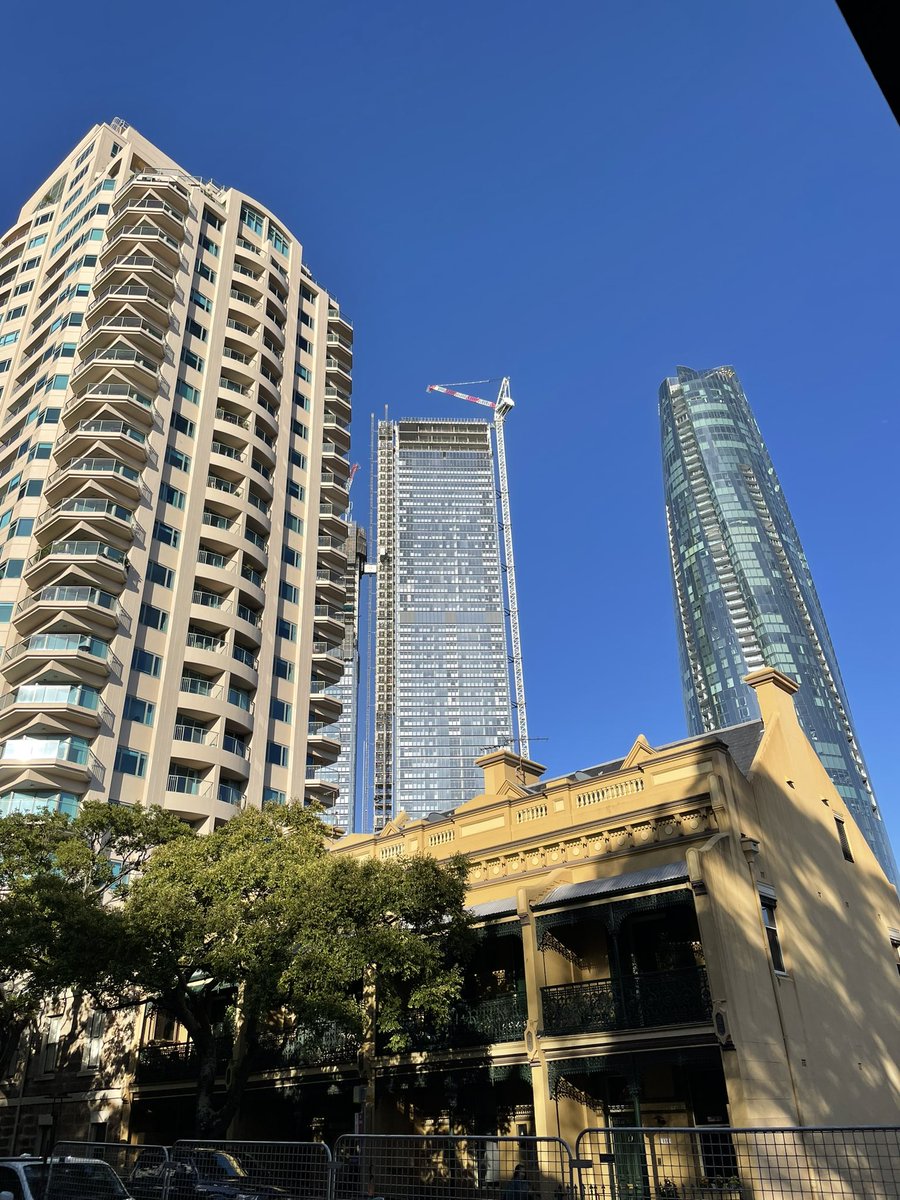 Good morning from a sunny Millers Point in Sydney #TuesdayMotivaton #oldandnew #MillersPoint