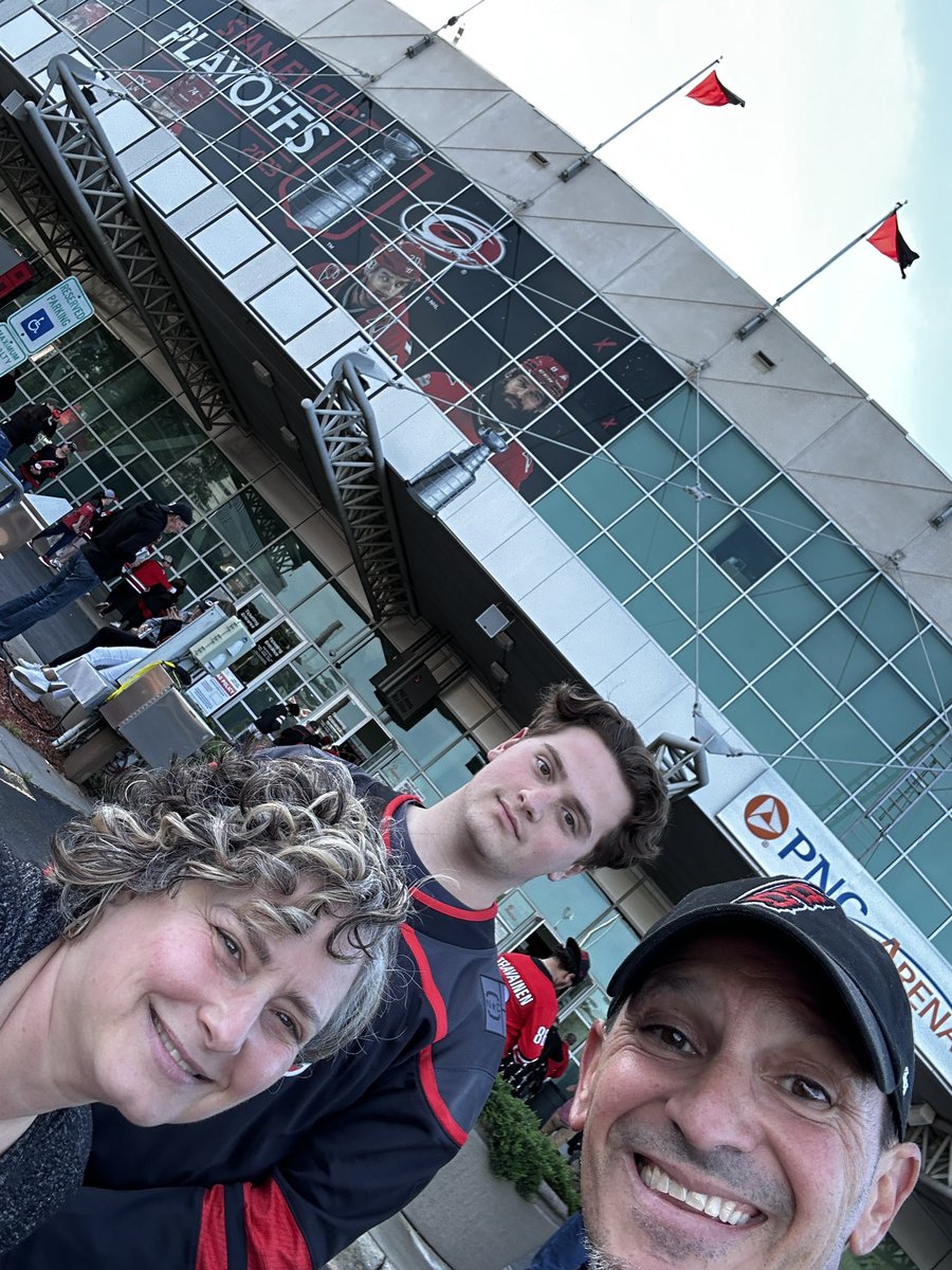 Let’s Go <a href="/Canes/">Carolina Hurricanes</a> New Season Starts here…..Game 1….#StanleyCupPlayoffs