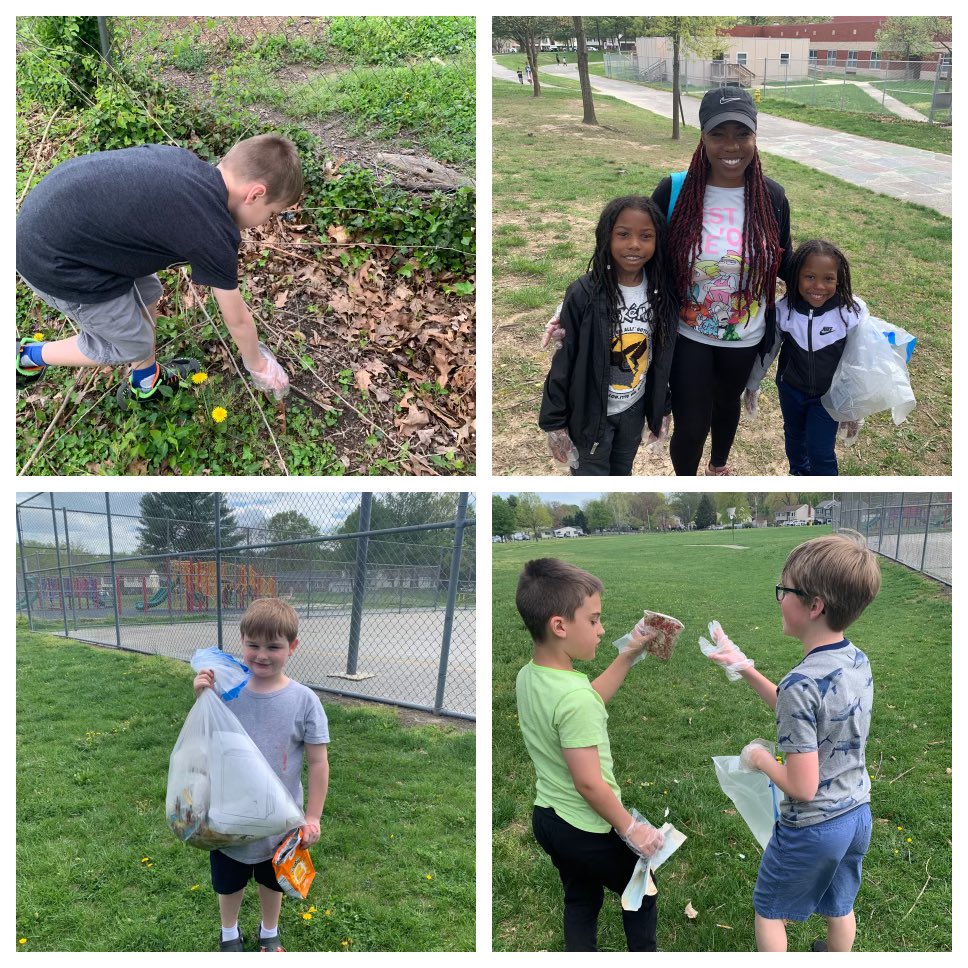 RidgewayESAACPS's tweet photo. After school clean up. Thank you to all who came out to help!! 🌎#mustangproud #EarthDay2023 https://t.co/IE18w6zxCC