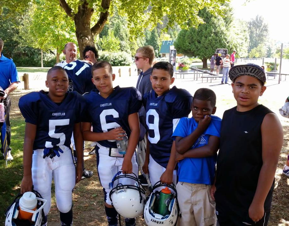 Some of our family grew up playing community football together.