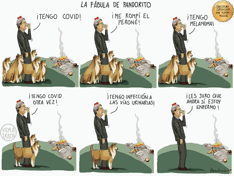 Las fábulas de Pandorito, la caricatura de la política de @vilmavargasva: