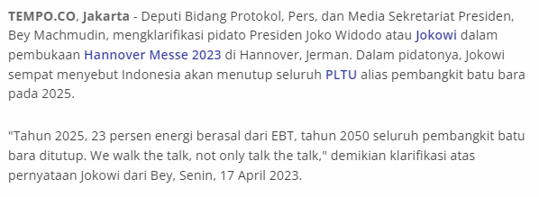 tishaputrie's tweet photo. @kadrundungu12 @UyokBack jelas-jelas ngomongnya salah, di even internasional pulak..
2 tahun mo nutup PLTU, gemuruh tepuk tangan utk hal yg gak bener.. apa sengaja dibikin keliru biar gemuruh tepuk tangannya?
#kibul
kocaknya pendukungnya asal njeplak kayak elu https://t.co/0WWhUhrYFg