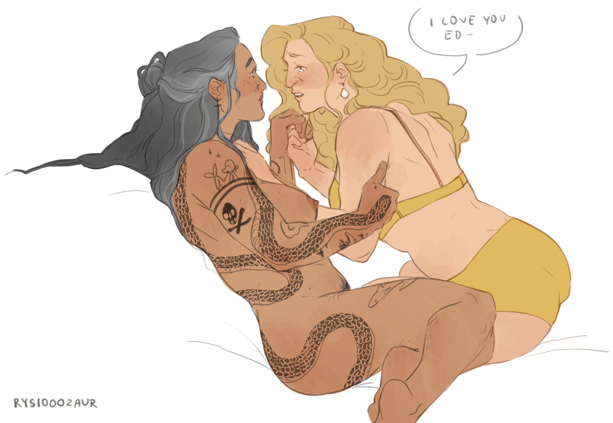 lesbians Ed and Stede 😳