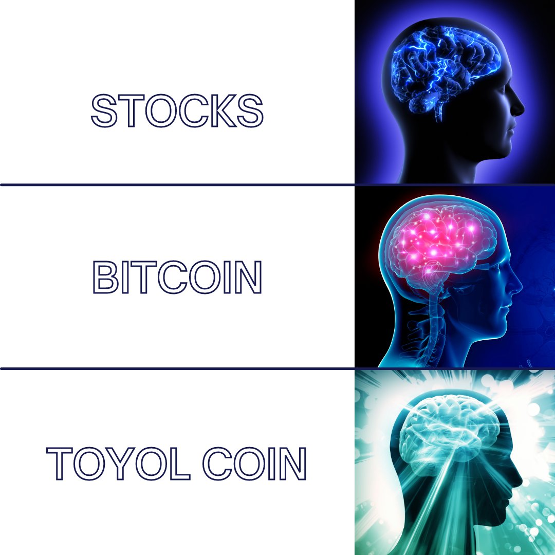 toyolcoin's tweet photo. 🧠 The evolution of investing! 

Stocks ➡️ Bitcoin ➡️ $TYOL! 

Toyol Coin is the next big thing! 🚀🌕 

#TYOL #Crypto #MemeCoin https://t.co/ouylOkvjlC