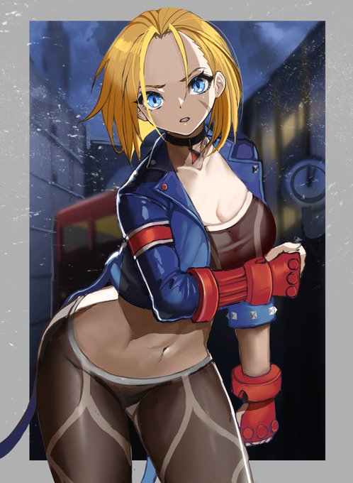 #格ゲーキャラ描こうぜ 
スト6のキャミィ

ゲーム楽しみ🕹 