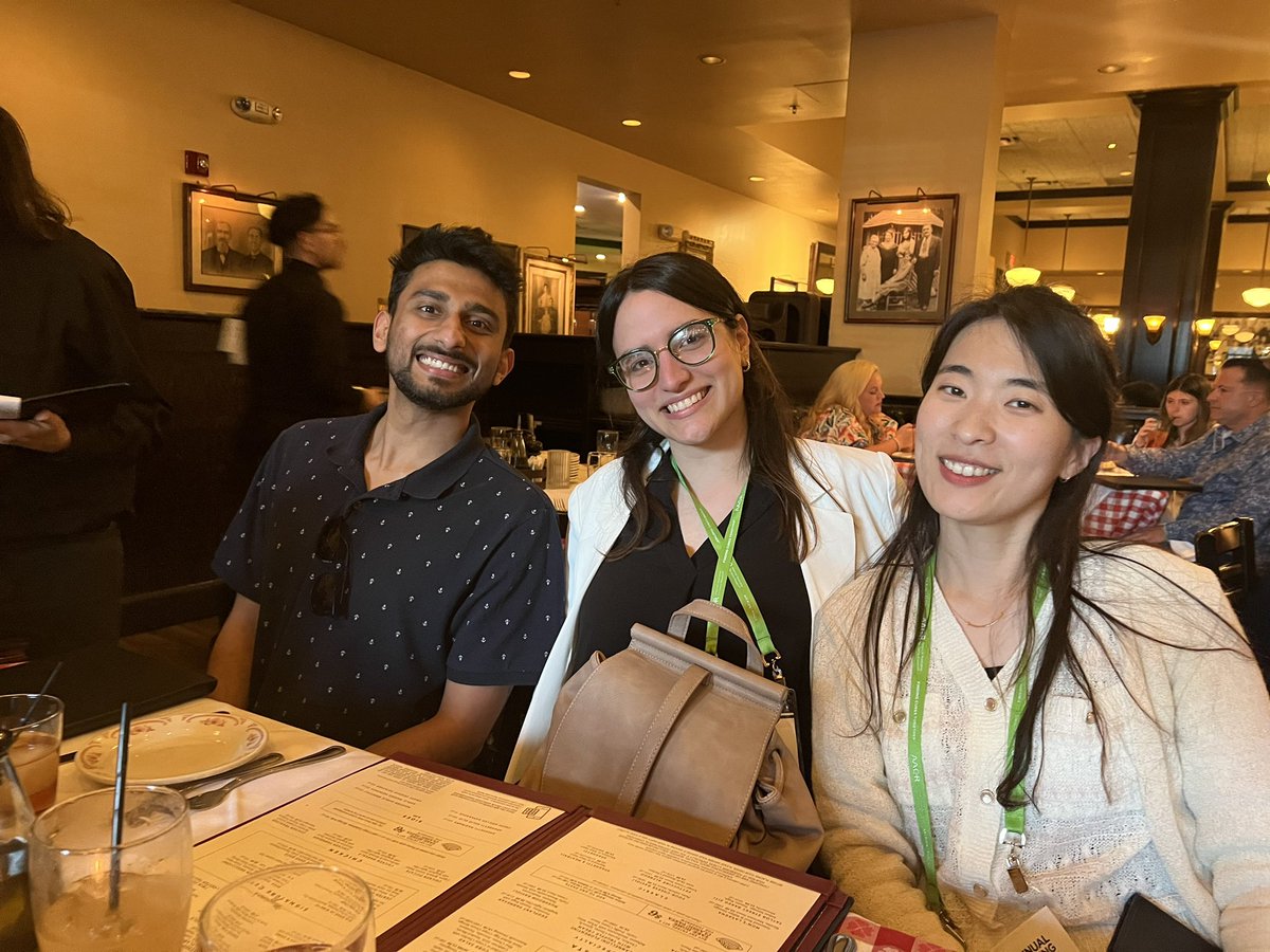 AndreaKasinski's tweet photo. Delighted to see all of these Purdue Boilermakers at #AACR2023 this year🖤💛🖤💛. Purdue Institute for Cancer Research representing with some outstanding talent. @PUCancerInst https://t.co/Vnxea44arM