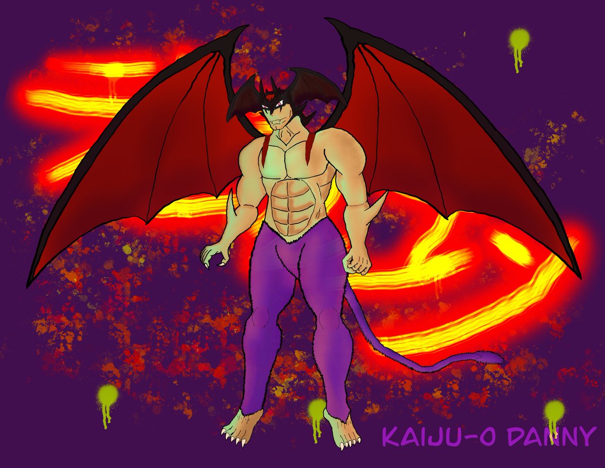 Kaiju_ODanny's tweet photo. Also, here's an alternative variant of the Akira Fudo/Devilman (Redux) digital artwork which I duplicate and recolor it as the 1987/1990 Devilman OVAs counterpart; Devilman: The Birth and The Demon Bird.

#Procreate 
#ArtistOnTwitter
#GoNagai 
#Devilman
#DevilmanOVA
#デビルマン https://t.co/RPUHAe2DjU