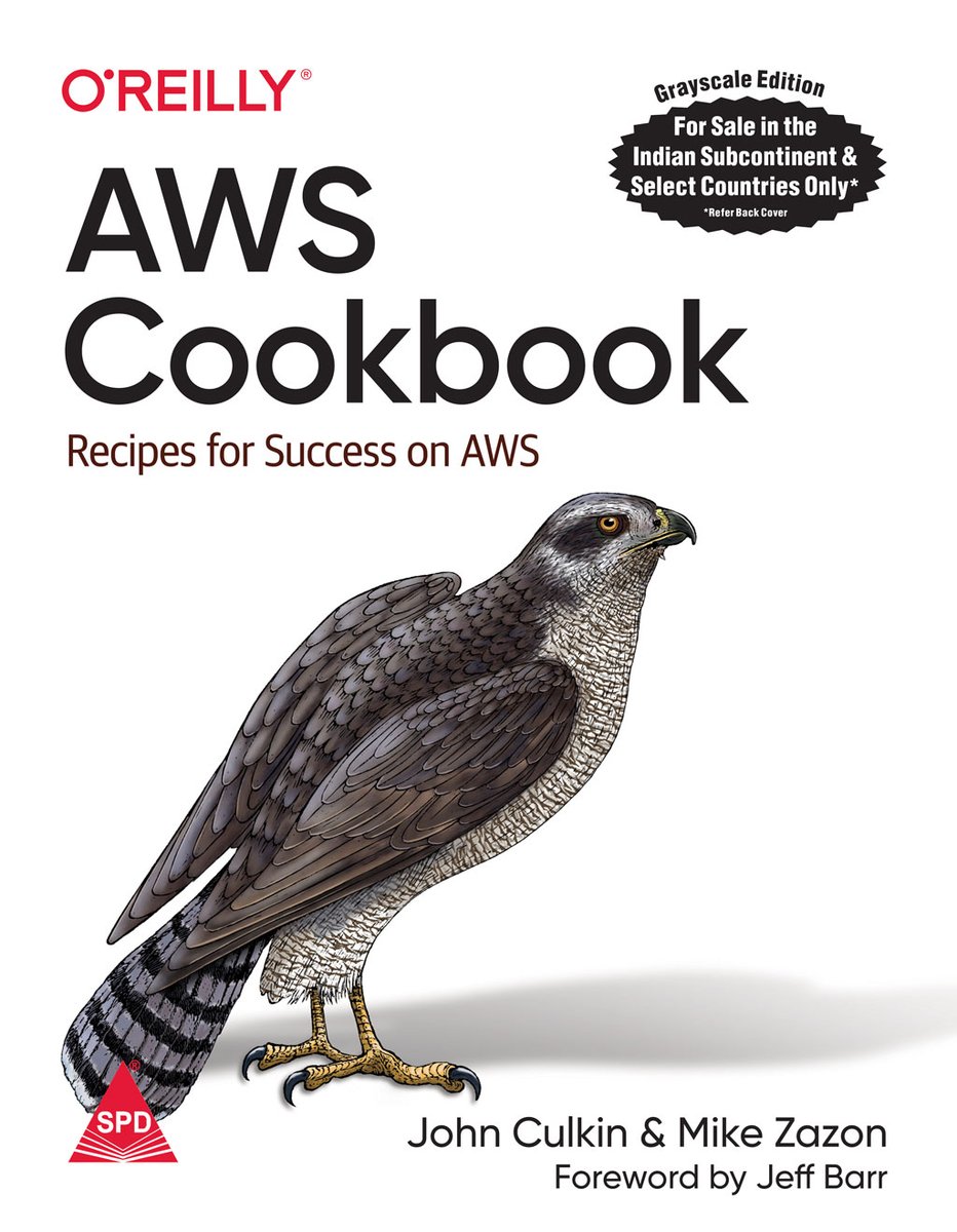 shroffpub's tweet photo. AWS Cookbook: Recipes for Success on AWS 1st Edition by @jculkin @mzazon @OReillyMedia
https://t.co/xc90YTDeZj
@AWS_Edu @AWSCloudIndia @AWSSupport @CloudNativeFdn @jeffbarr @IIITKotaOffice @thenextweb #AWS #AWSSummit #AWSCloudQuest #Cloud #oreillymedia #shroffpublishers https://t.co/yndMp4oI6V