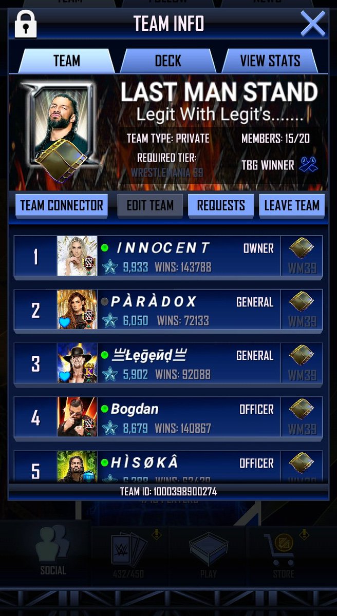 Suprati93604329's tweet photo. Looking for full heroic Cody Rhodes and 🟦 rank Roman or Bruno need to be a tsg spender in case of tough opponents dm @kunaljha634 https://t.co/NNPPg6gUXg