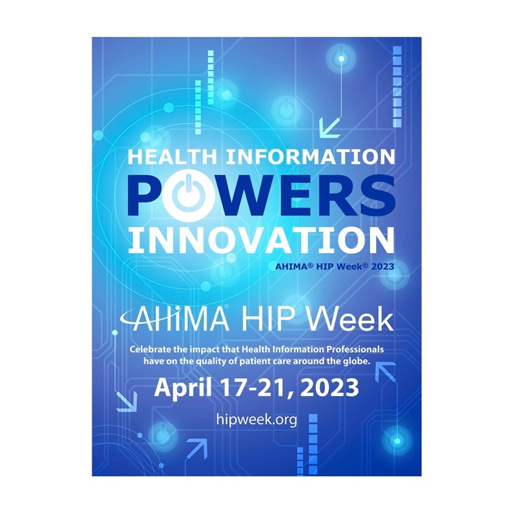 aprilcapellan's tweet photo. Happy #HIPWeek (Health Informational Professionals Week) to all of my colleagues!  Let us celebrate our contributions to supporting quality patient care through quality health information!  @AHIMAResources https://t.co/92a8XQEDcG