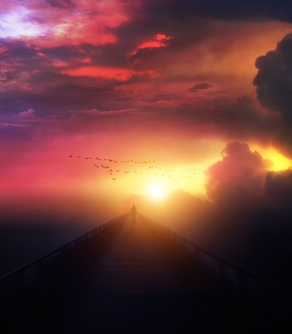 " A peaceful moment at the sunset hour "  🌇