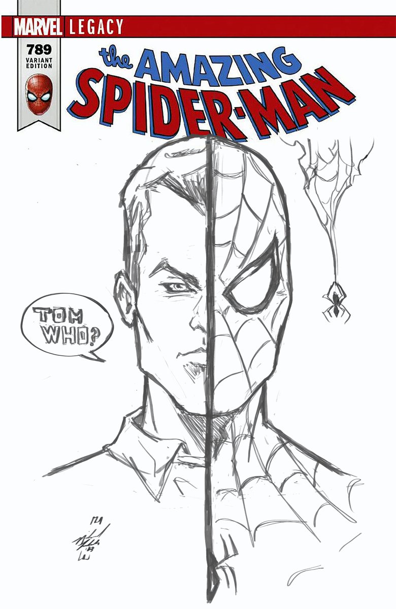 SPIDER-MAN SKETCH COVER by yours truly. 'TOM WHO?'- Spiderman

#comicart #drawing #illustration #comicartwork #comicoftheday #comicillustration #comiccover #comicbookgeek #spiderman #spidermancomics