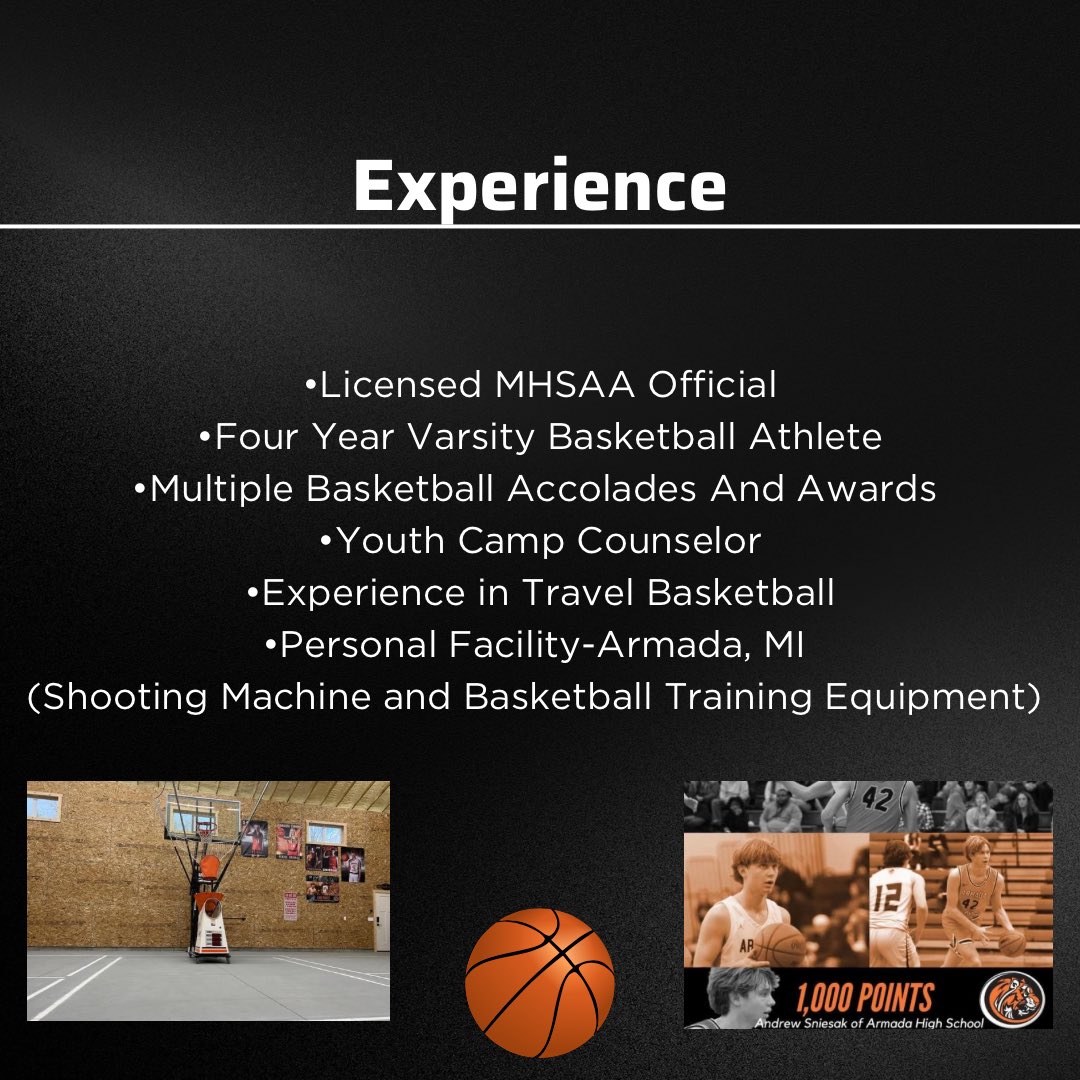Andrew Sniesak (@asniesak13) on Twitter photo Iโm starting my own basketball training for youth and up out of my personal facility!! Wanting to pass along what Iโve learned in basketball to youth athletes around the area๐๐ช๐ผ Feel free to contact me to set up a training!!
<a href="/newberry_calli/">Calli (Townsend) Newberry</a> <a href="/BrendenWelper/">Brenden Welper</a> <a href="/G_StuckOnSports/">Get Stuck On Sports</a> Iโm starting my own basketball training for youth and up out of my personal facility!! Wanting to pass along what Iโve learned in basketball to youth athletes around the area๐๐ช๐ผ Feel free to contact me to set up a training!!
<a href="/newberry_calli/">Calli (Townsend) Newberry</a> <a href="/BrendenWelper/">Brenden Welper</a> <a href="/G_StuckOnSports/">Get Stuck On Sports</a>