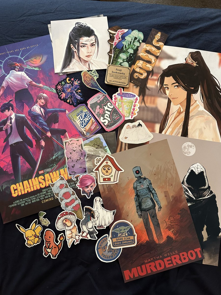 The haul ✨ 
(Artists were tagged in my Insta story but don’t know if they are on twitter)