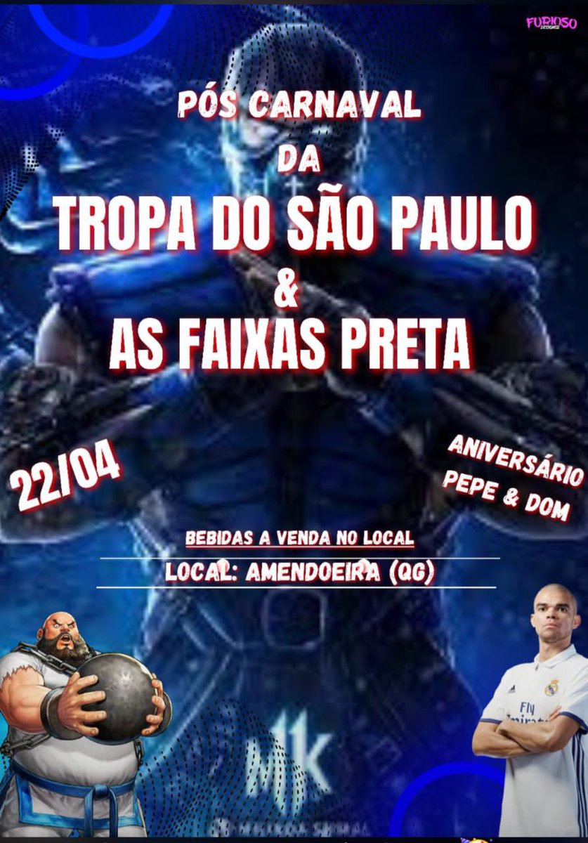 asfaixapreta0's tweet photo. QUEM DISSE QUE A TROPA NÃO IA VIM? 🤭🤪
O BLOCO É RUA, NTJ
@TROPADOSPFC
#asfaixapreta🥋
#TDSP💣 https://t.co/ZNPJbii5wQ