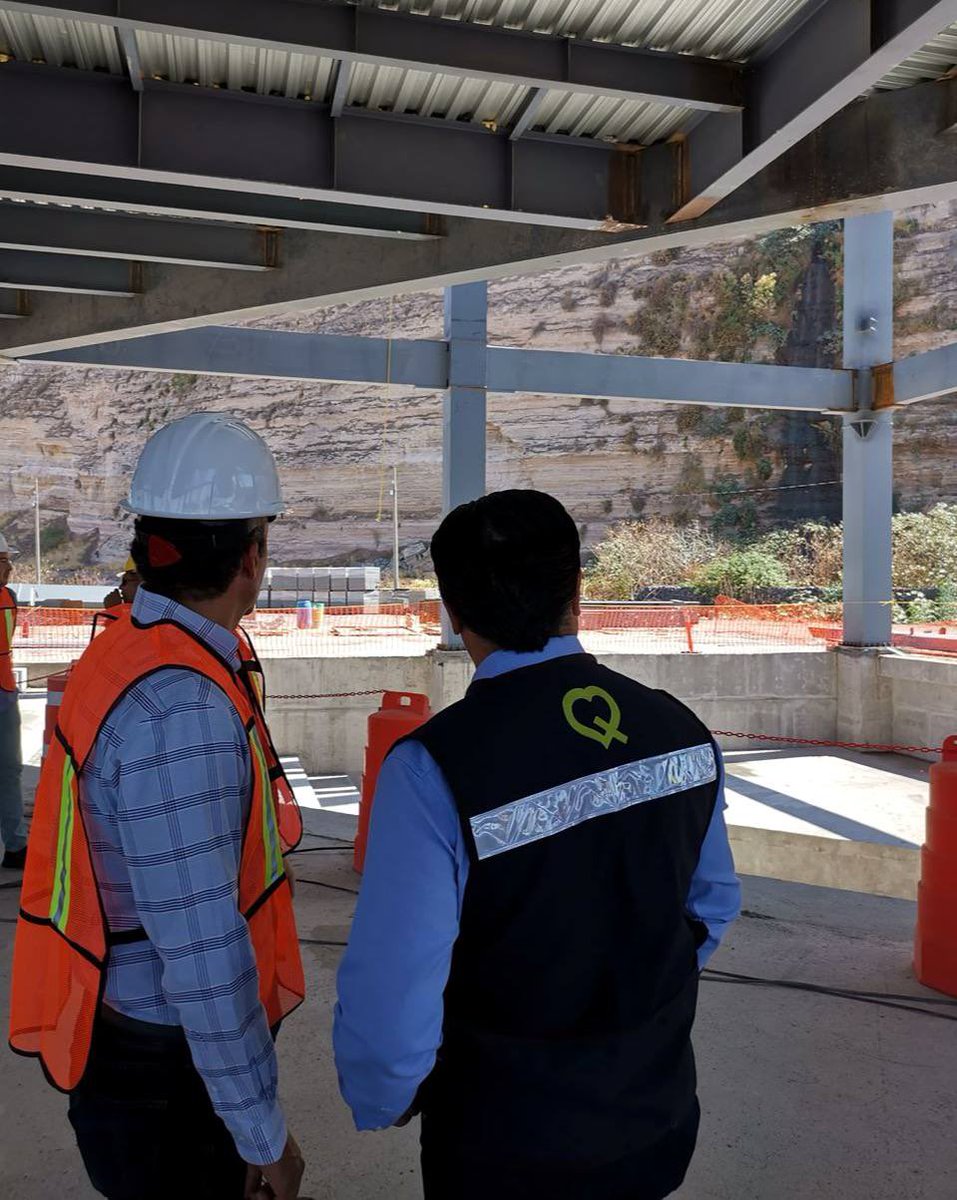 AlertaQro Noticias on Twitter "👷🏻‍♂️🔍 Supervisan avances del Centro de