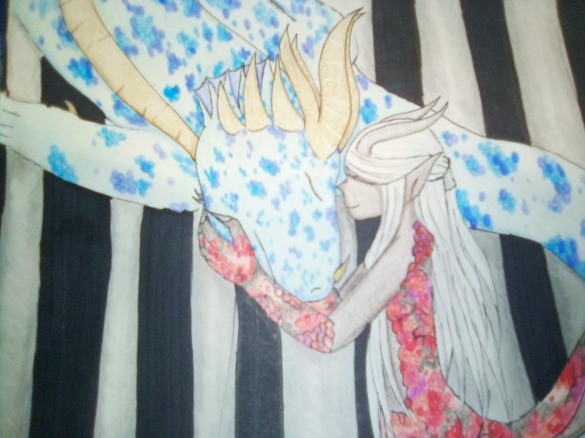 Just a doodle of a dragon and a girl.

#drawing #colorpractice #doodleart #dragon #hybrid #dragonhybrid #dragondrawing #colorful #drawingpractice #fundrawing
