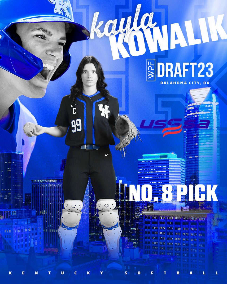 Kentucky Softball (@uksoftball) on Twitter photo With the No. 8⃣ overall pick in the 2023 WPF Draft, the <a href="/USSSAPride/">USSSA Pride</a> selected KAYLA KOWALIK!
#WeAreUK x <a href="/kswaggyyyy/">kayla kowalik</a> With the No. 8⃣ overall pick in the 2023 WPF Draft, the <a href="/USSSAPride/">USSSA Pride</a> selected KAYLA KOWALIK!
#WeAreUK x <a href="/kswaggyyyy/">kayla kowalik</a>