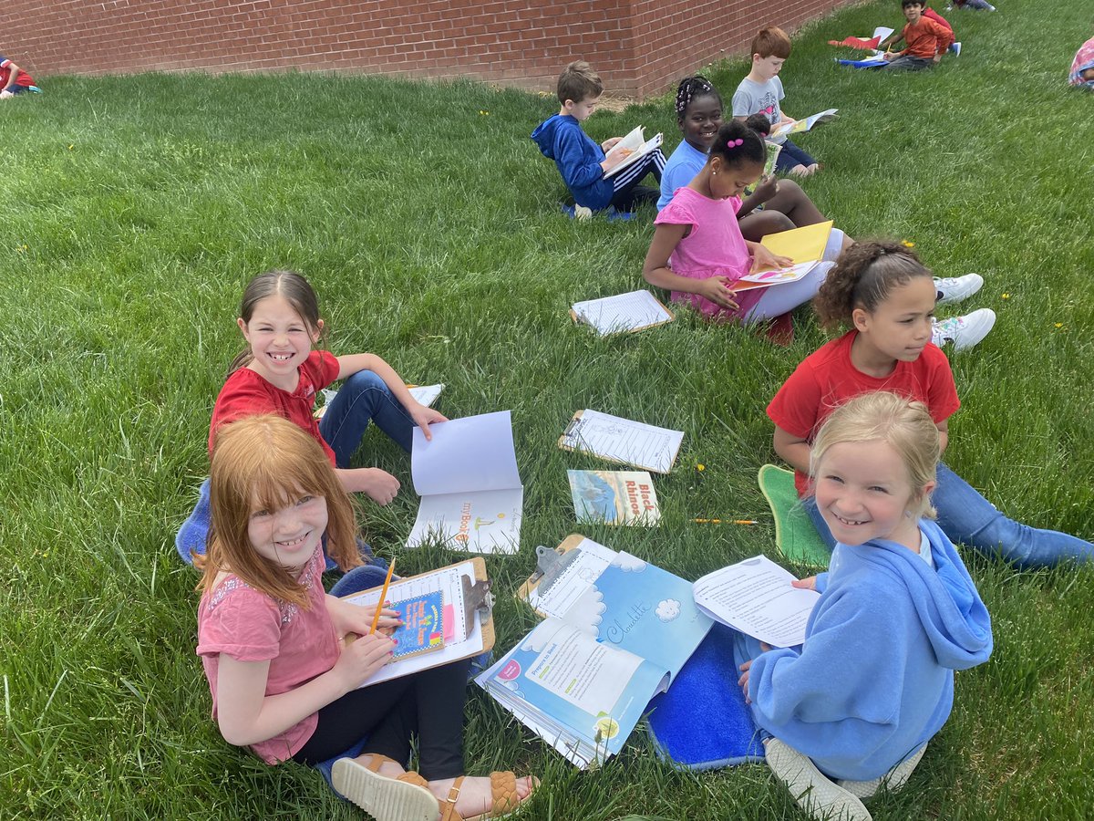 It was a great day to do some outside reading!