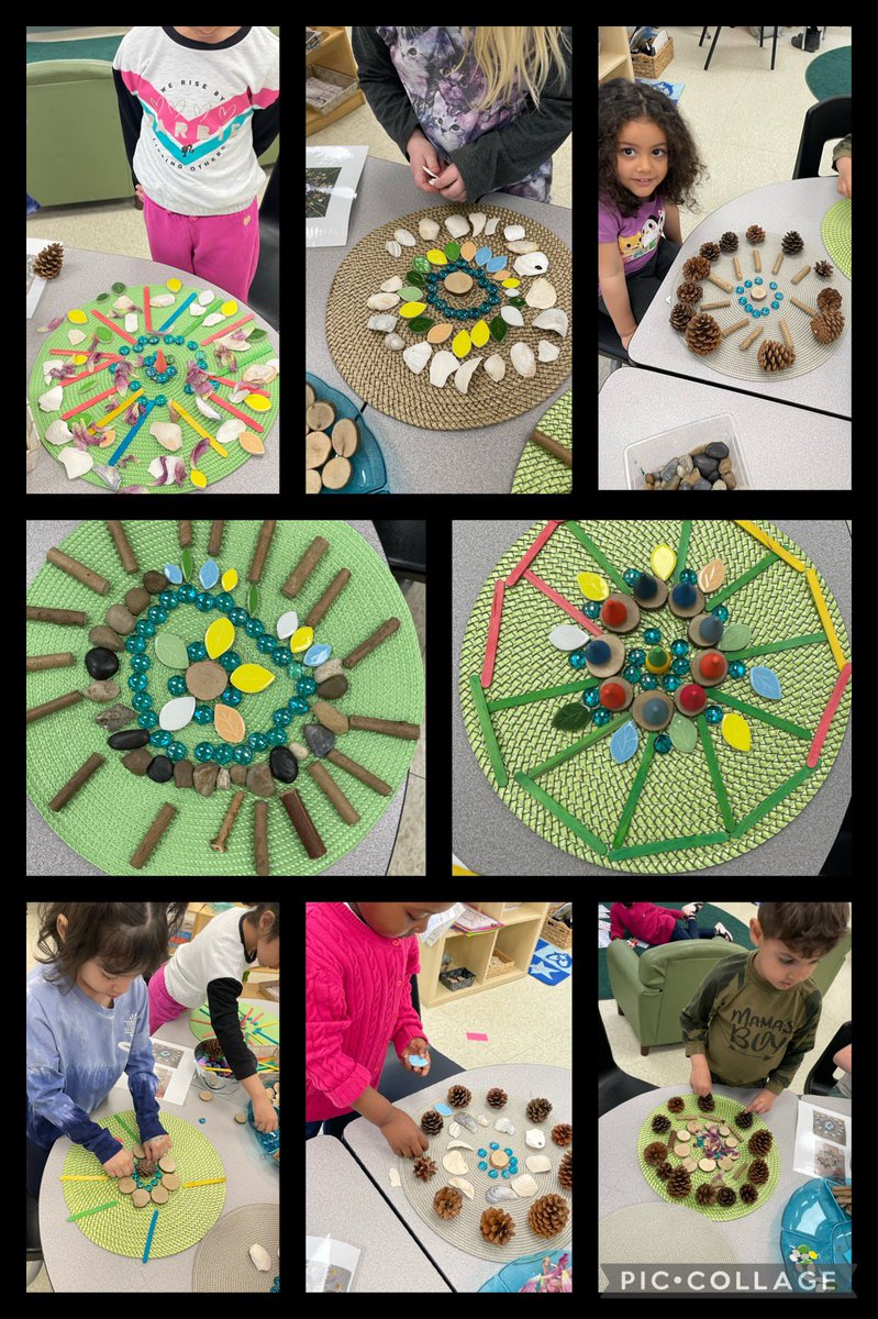 TdKinders's tweet photo. Lilacs explored patterning and radial symmetry by creating their own unique mandalas. #artandmath #ocsbarts #ocsbmath @TDMcGeeOCSB https://t.co/Hd8yrE8Lqn