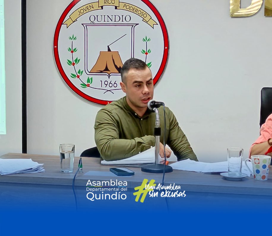 Hoy la Asamblea Departamental llevó a cabo la Décima Quinta Sesión Ordinaria en compañía del Secretario Administrativo del Departamento, Johan Sebastián Cañón Sosa quien brindó el informe de ejecución de vigencia futuras. ✅

Seguimos trabajando por #UnaAsambleaSinExcusas